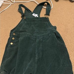 Princess Polly Green Overalls